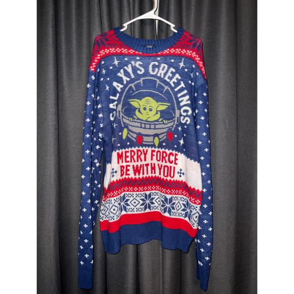 Ugly Christmas Sweater Xmas Size XL Star Wars - Picture 1 of 3